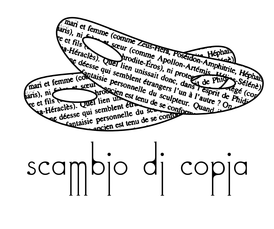 logo scambio di copia